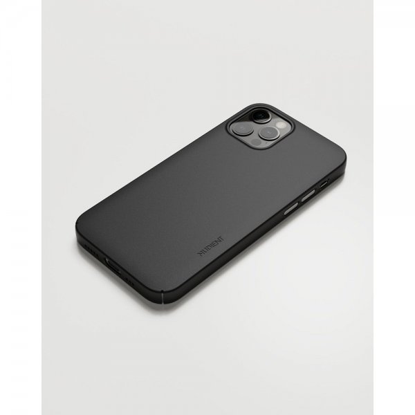 Nudient iPhone 12/iPhone 12 Pro Skal Thin Case MagSafe Ink Black