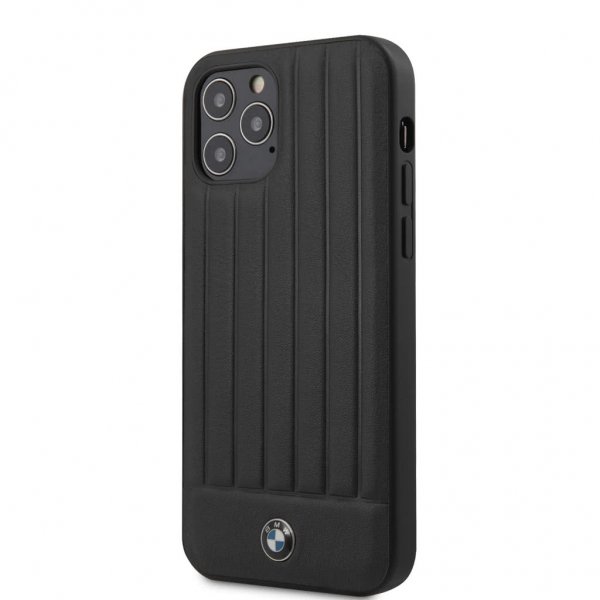 BMW iPhone 12/iPhone 12 Pro Skal Vertical Lines Svart