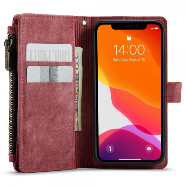 CaseMe iPhone 12 Mini Fodral C30 Series Röd