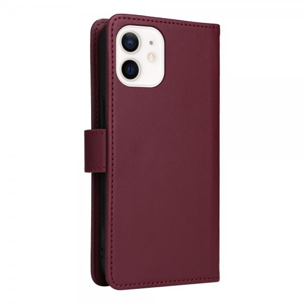 Betopnice iPhone 12 Mini Fodral med Löstagbart Skal 005 Röd