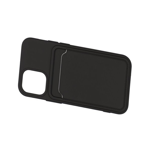 iPhone 12 Mini Skal Korthållare Svart