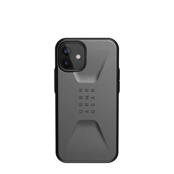 Urban Armor Gear (UAG) iPhone 12 Mini Skal Civilian Silver