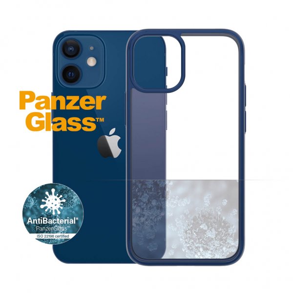PanzerGlass iPhone 12 Mini Skal ClearCase Color True Blue