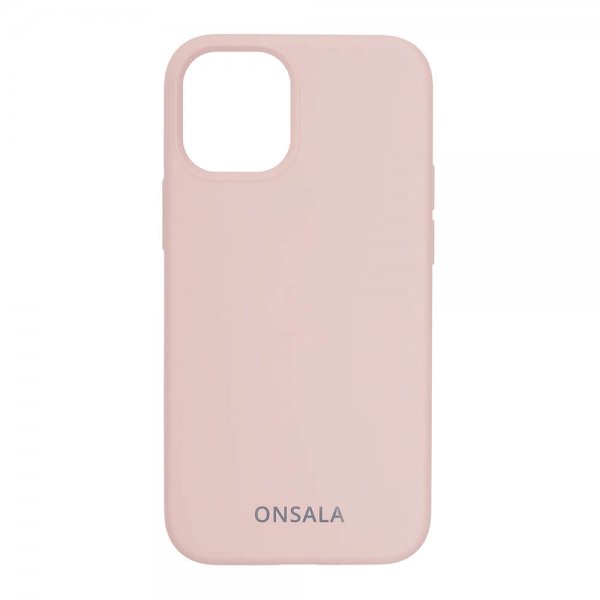 Onsala iPhone 12 Mini Skal Silikon Sand Pink