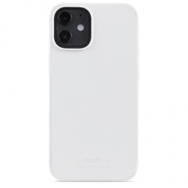 holdit iPhone 12 Mini Skal Silikon Vit