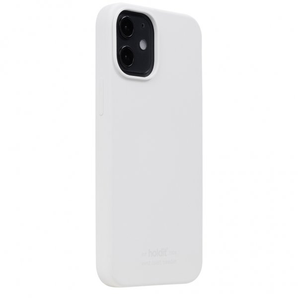 holdit iPhone 12 Mini Skal Silikon Vit