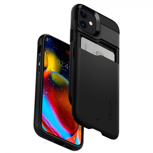 Spigen iPhone 12 Mini Skal Slim Armor CS Svart