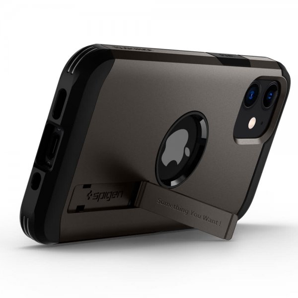 Spigen iPhone 12 Mini Skal Tough Armor Gunmetal