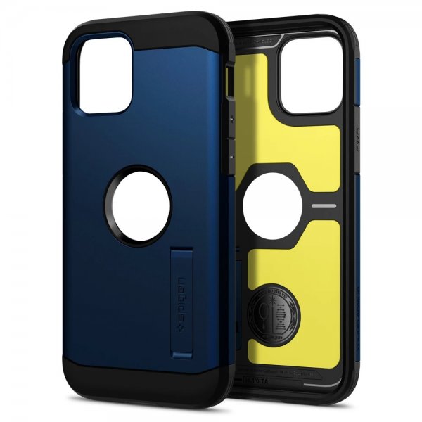 Spigen iPhone 12 Mini Skal Tough Armor Navy Blue