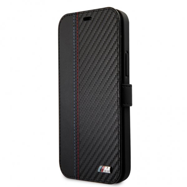 BMW iPhone 12 Pro Max Fodral Dynamic Carbon Svart