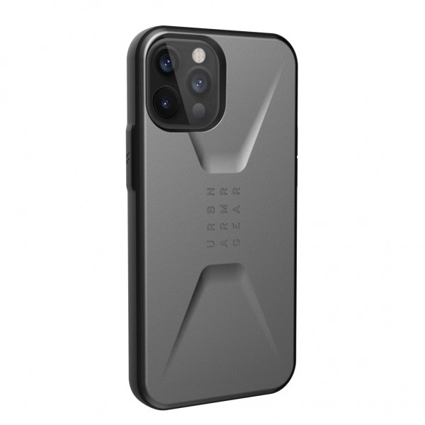 Urban Armor Gear (UAG) iPhone 12 Pro Max Skal Civilian Silver