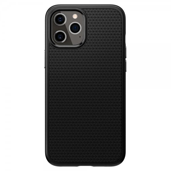 Spigen iPhone 12 Pro Max Skal Liquid Air Matte Black