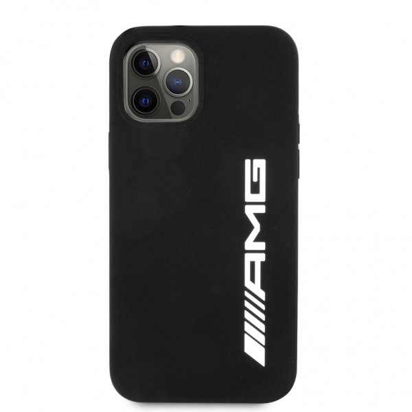 AMG iPhone 12 Pro Max Skal Liquid Silicone Svart