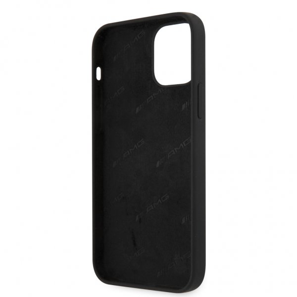 AMG iPhone 12 Pro Max Skal Liquid Silicone Svart