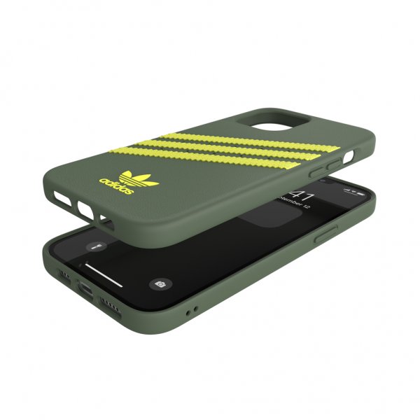 Adidas iPhone 12 Pro Max Skal Moulded Case PU Wild Pine/Acid Yellow