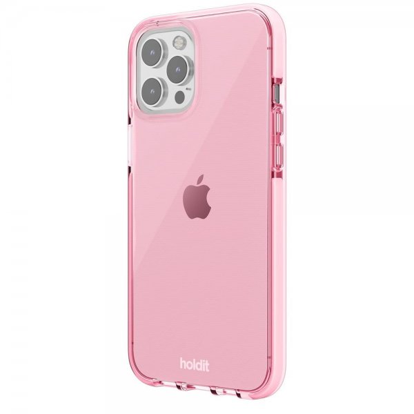 holdit iPhone 12 Pro Max Skal Seethru Bright Pink
