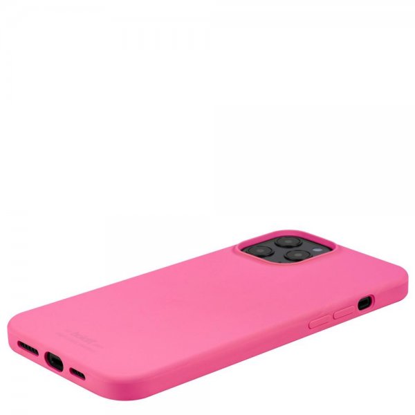 holdit iPhone 12 Pro Max Skal Silikon Bright Pink