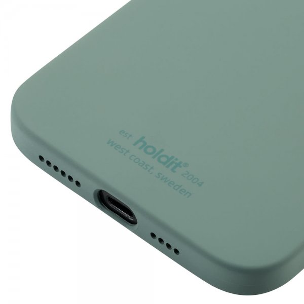holdit iPhone 12 Pro Max Skal Silikon Moss Green