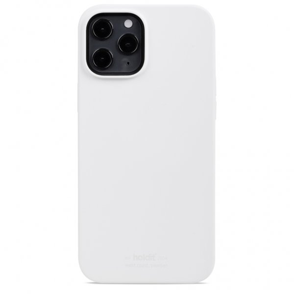 holdit iPhone 12 Pro Max Skal Silikon Vit