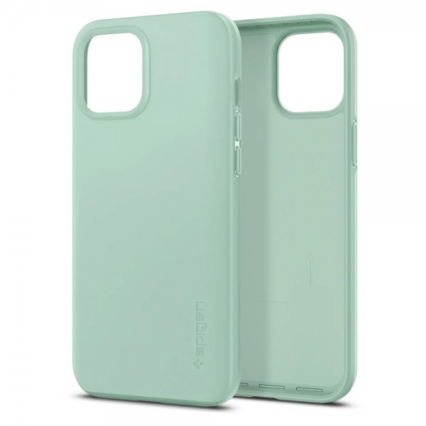 Spigen iPhone 12 Pro Max Skal Thin Fit Apple Mint