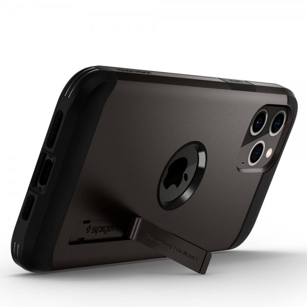 Spigen iPhone 12 Pro Max Skal Tough Armor Gunmetal