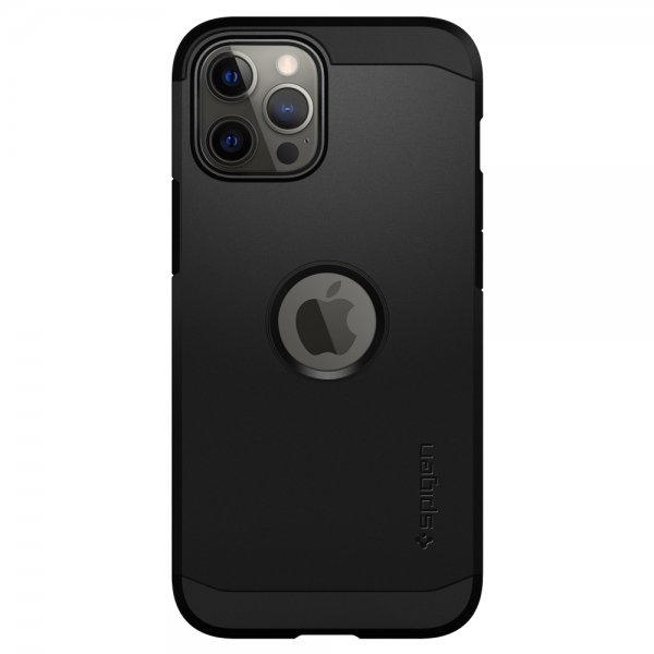 Spigen iPhone 12 Pro Max Skal Tough Armor Mag Svart