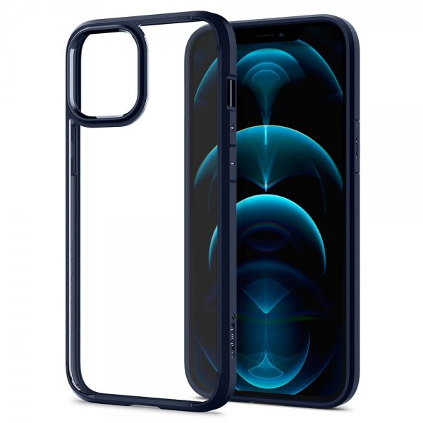 Spigen iPhone 12 Pro Max Skal Ultra Hybrid Navy Blue