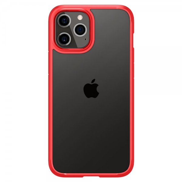 Spigen iPhone 12 Pro Max Skal Ultra Hybrid Röd