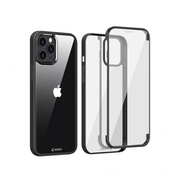 Krusell iPhone 12/iPhone 12 Pro Skal 360 Protection Case Svart