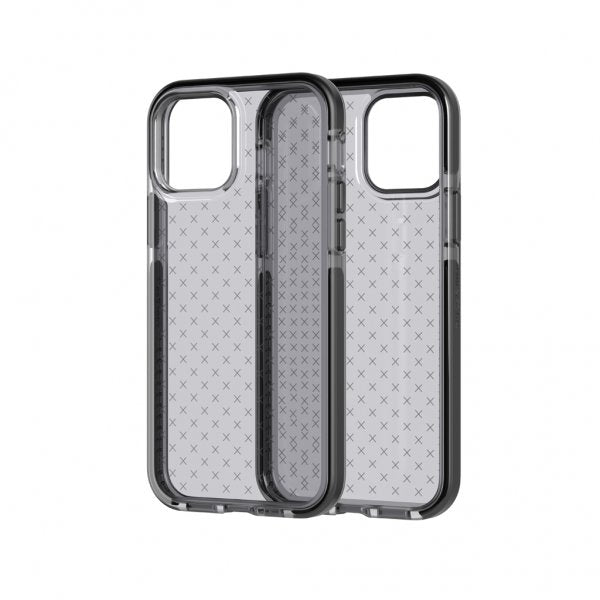 Tech21 iPhone 12/iPhone 12 Pro Skal Evo Check Smokey Black