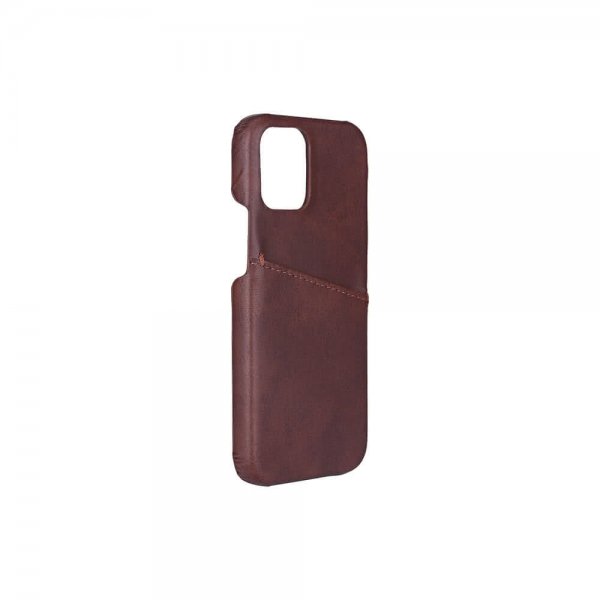 Onsala iPhone 12 Mini Skal med Kortfack Brun