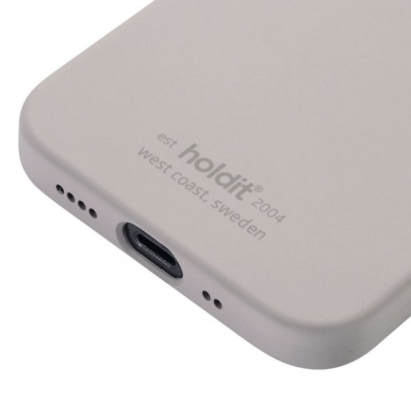 holdit iPhone 12 Mini Skal Silikon Taupe