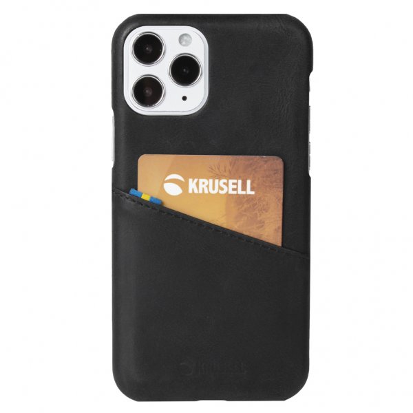 Krusell iPhone 12/iPhone 12 Pro Skal Sunne CardCover Vintage Black
