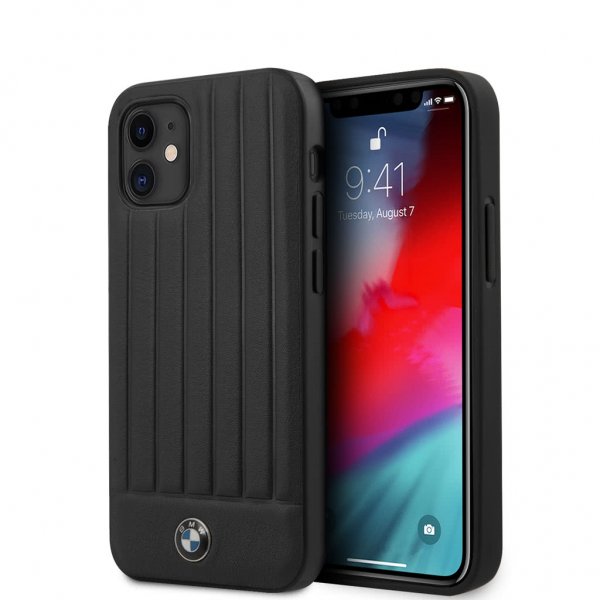 BMW iPhone 12 Mini Skal Vertical Lines Svart
