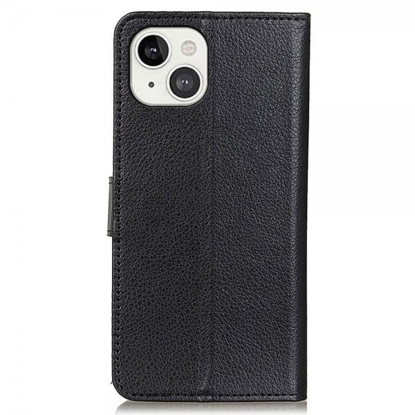 Nordic Covers iPhone 13 Fodral Litchi Raven Black