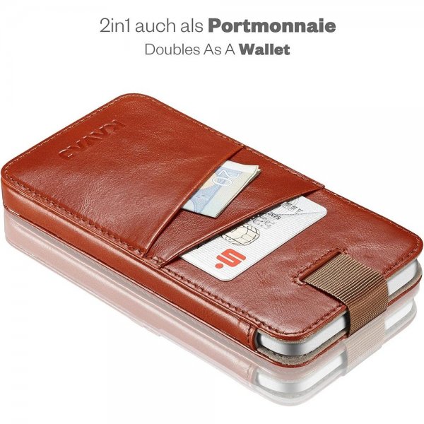Kavaj iPhone 13 Fodral Miami Brun