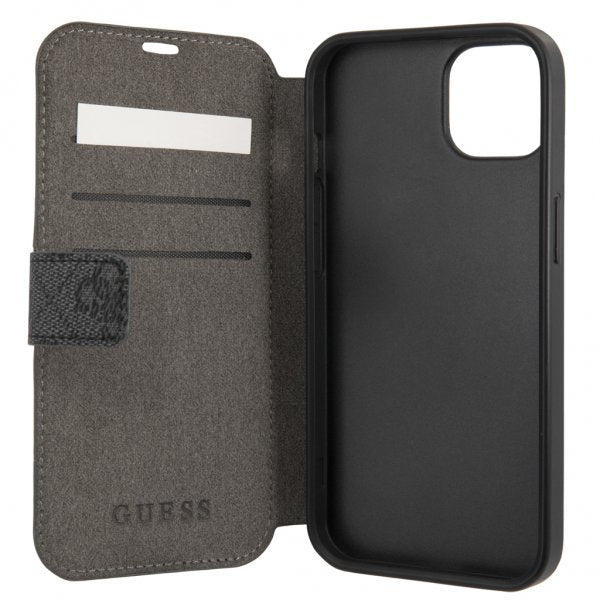 Guess iPhone 13 Fodral Printed Stripe Grå