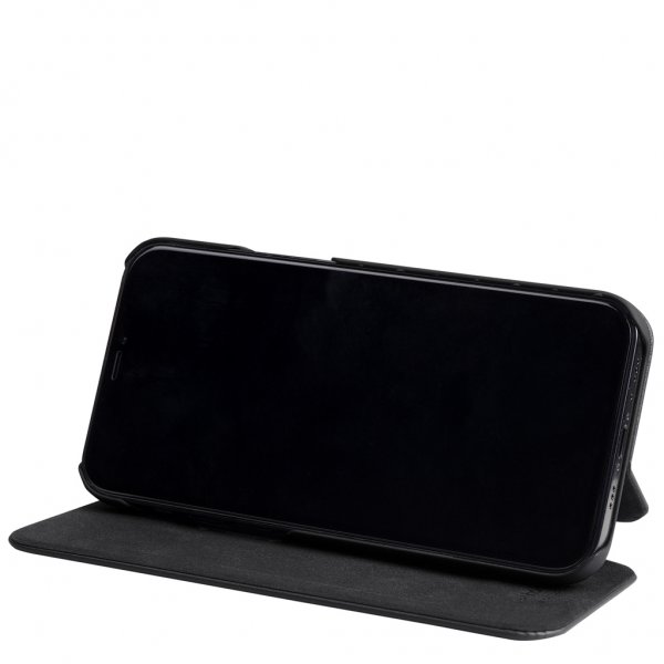 holdit iPhone 13 Fodral SlimFlip Wallet Svart