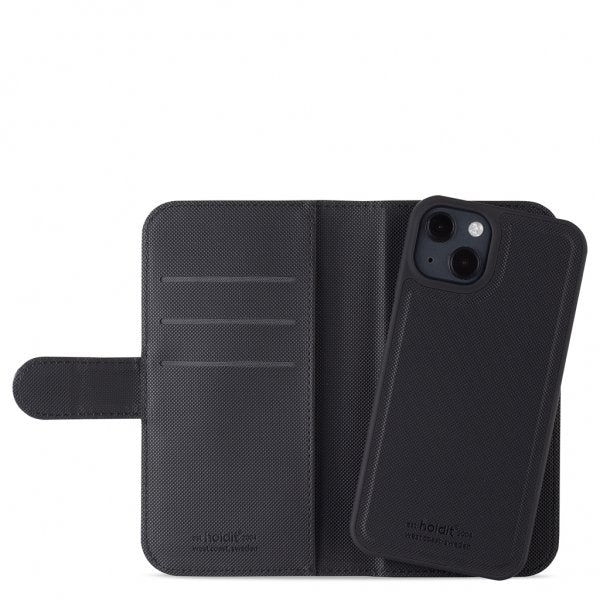 holdit iPhone 13 Fodral Wallet Case Magnet Svart