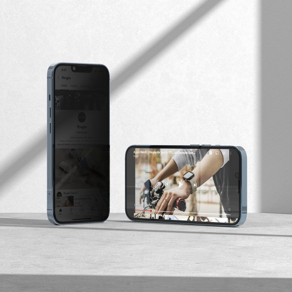 Ringke iPhone 13/iPhone 13 Pro/iPhone 14 Skärmskydd Privacy Glass