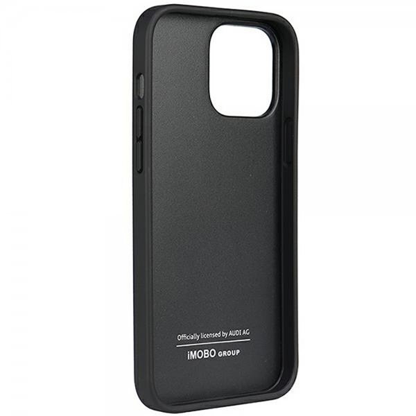 Audi iPhone 13/iPhone 13 Pro Skal Genuine Leather Case Svart