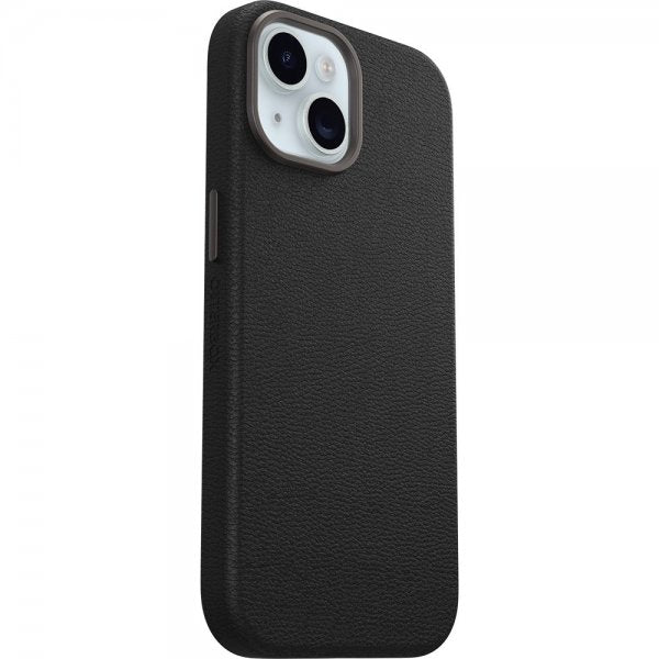 Otterbox iPhone 13/14/15 Skal Symmetry Cactus Leather MagSafe Noir Ash