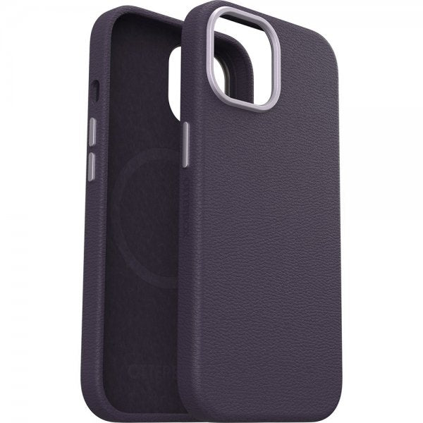 Otterbox iPhone 13/14/15 Skal Symmetry Cactus Leather MagSafe Plum Luxe