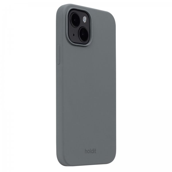 holdit iPhone 13/iPhone 14 Skal Silikon Space Gray
