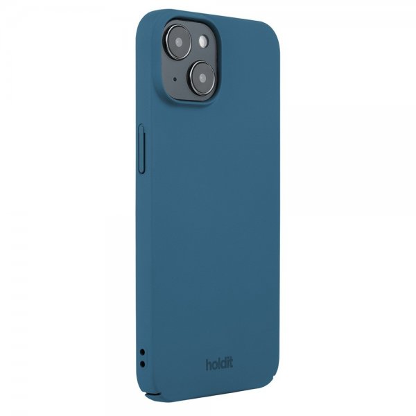 holdit iPhone 13/iPhone 14 Skal Slim Case Denim Blue