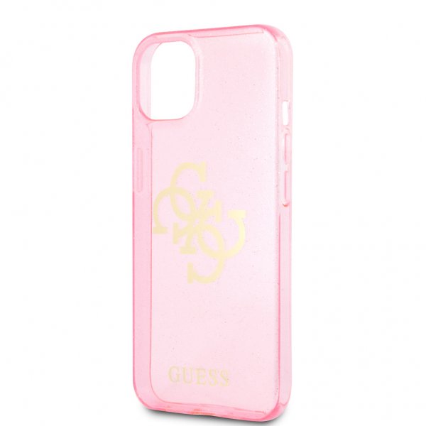 Guess iPhone 13 Mini Skal Full Glitter Rosa