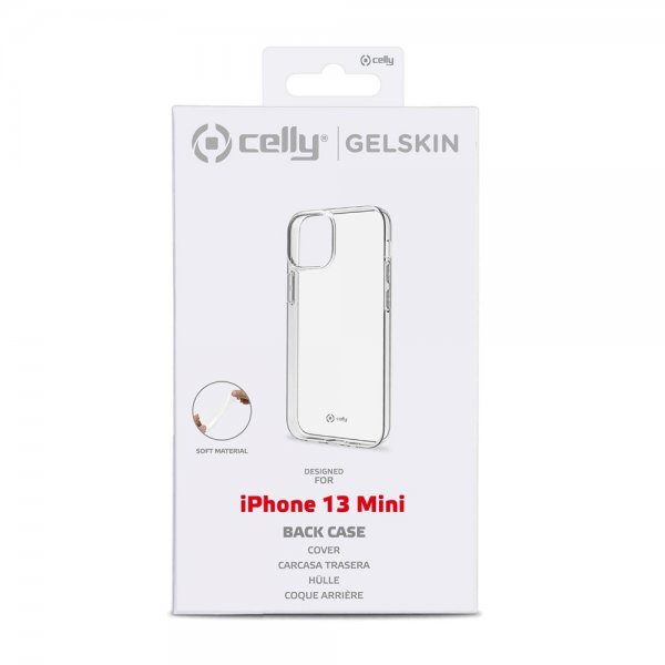 Celly iPhone 13 Mini Skal GELSKIN Transparent