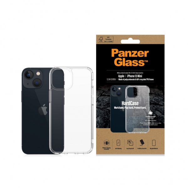 PanzerGlass iPhone 13 Mini Skal HardCase Transparent