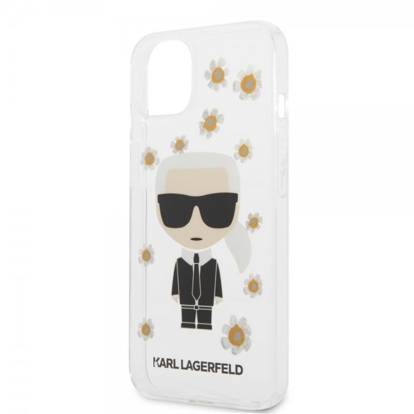 Karl Lagerfeld iPhone 13 Mini Skal Iconic Flower Transparent