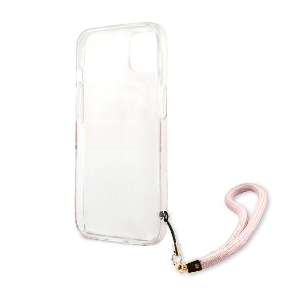 Guess iPhone 13 Mini Skal Marble Design Stripe Rosa